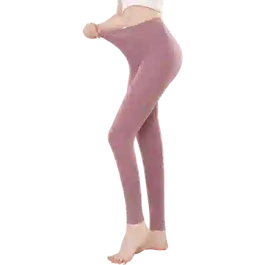 欧迪芬 抑菌超柔莫代尔高腰蓄暖发热打底保暖裤 女款