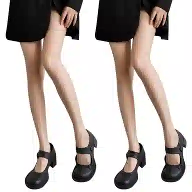 二三二三 超薄款防勾丝打底裤连裤袜丝袜 女款 组合装