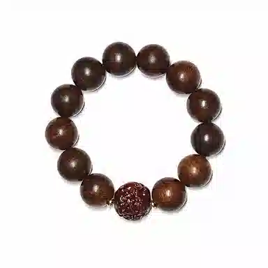 卓禹 【蛇年大吉】招财转运貔貅佛珠国风盘玩 新中式小众设计款配饰 核心产区陈化库藏料 金丝檀木 手串 男女同款情侣款