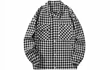 Brand Model Jacket Plaid Collar