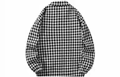 Brand Model Jacket Plaid Collar