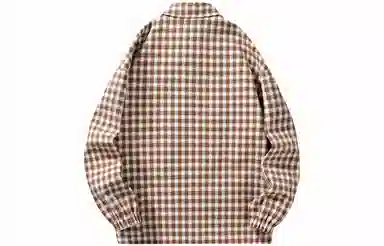 Brand Model Jacket Plaid Collar