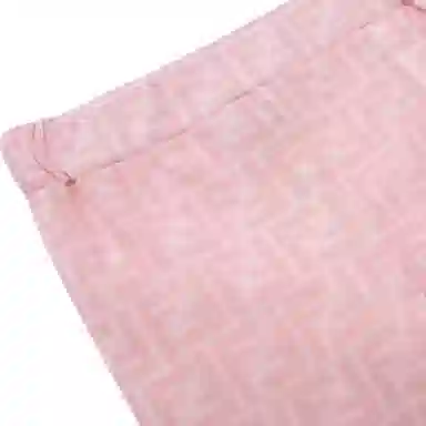 FENDI Pink Jersey Leggings With Logo