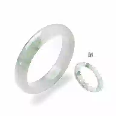 吉瑶 贵妃镯  平安 新中式 国潮古风 清冷优雅 高级感温婉 天山翠 手镯 女款