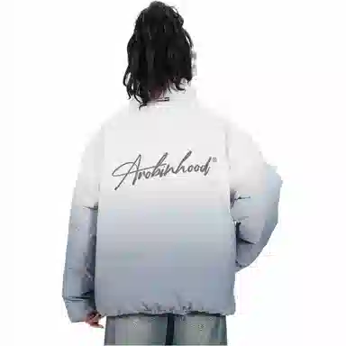ROBINHOOD Gradient Logo Down Jacket