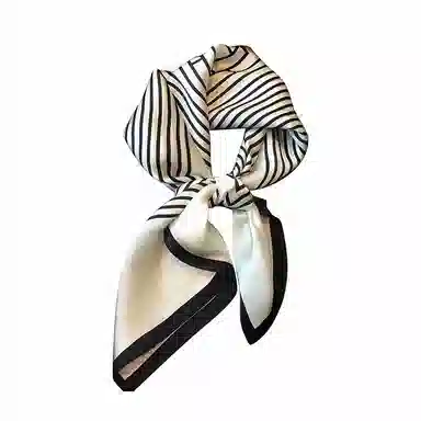 木林森 素绉缎气质旅游真丝小领巾 桑蚕丝 丝巾 男女同款情侣款