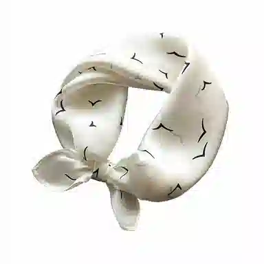 木林森 素绉缎气质旅游真丝小领巾 桑蚕丝 丝巾 男女同款情侣款