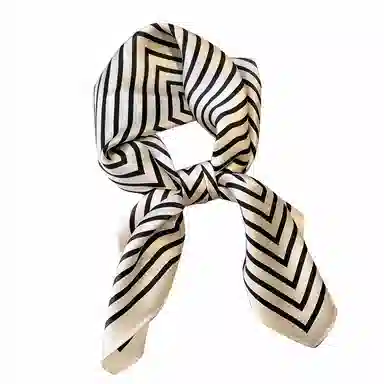 木林森 素绉缎气质旅游真丝小领巾 桑蚕丝 丝巾 男女同款情侣款