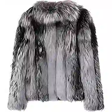 Coco Limited Long Sleeve Fur Silver Fox