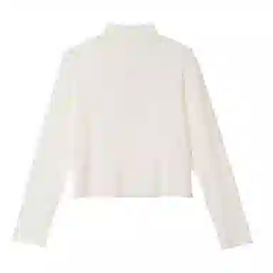 法文箱子 通勤休闲半高领长袖针织衫 女款