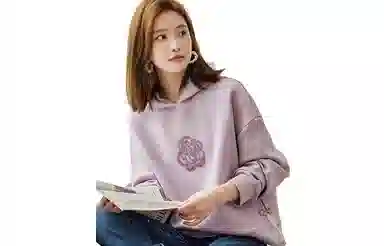 【dme】 假两件连帽长袖卫衣 女款