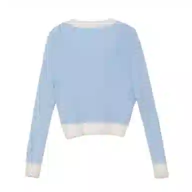 法文箱子 休闲慵懒甜美长袖毛衣 女款