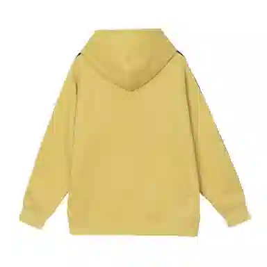 法文箱子 宽松连帽舒适卫衣 女款 米黄
