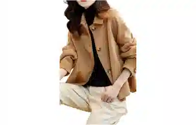 【dme】 翻领小个子长袖大衣 女款