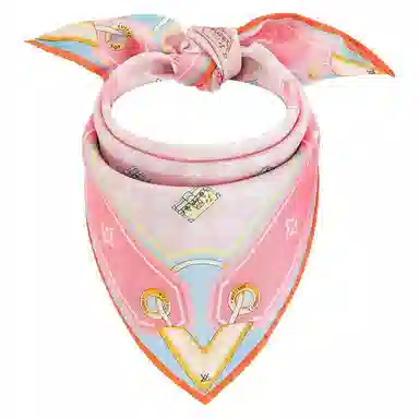 Louis Vuitton Silk Scarf Pink