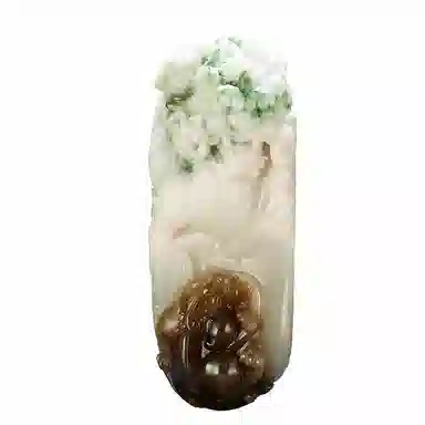 玉说 生肖龙孤品貔貅 冰白酱紫绿白多色款 独山玉 玉石摆件雕件