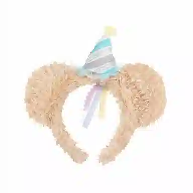 芒果饰品 可爱小熊洗脸 毛绒 发箍 女款