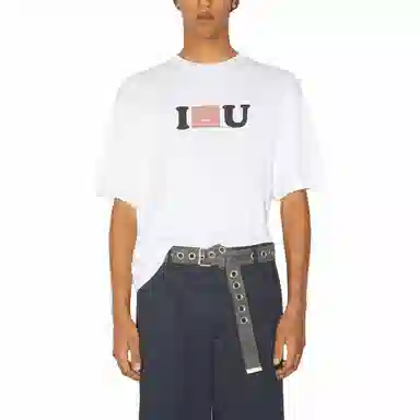 Acne Studios FW23 Face Logo T-Shirt White