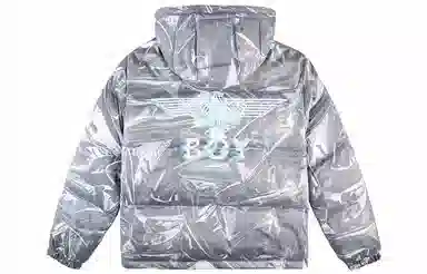 Boy London FW22 Graffiti Logo Down Jacket Grey