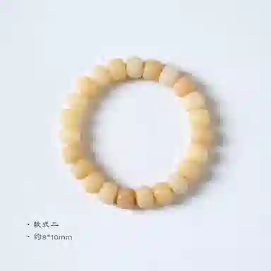 書卓 高级感时尚 风化精雕阿弥陀佛桶珠复古文玩绕指柔#好运 菩提根 手串 男女同款情侣款