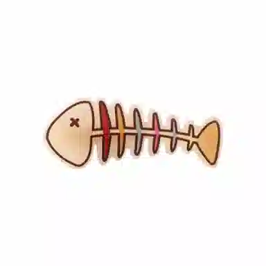 零界 猫猫狗狗骨头侧边可爱少女感卡通童趣百搭日常发饰 亚克力 发夹 女款