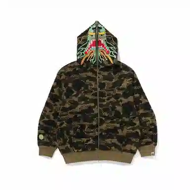 BAPE x CLOT SS25 Camo Hoodie