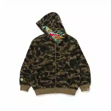 BAPE x CLOT SS25 Camo Hoodie
