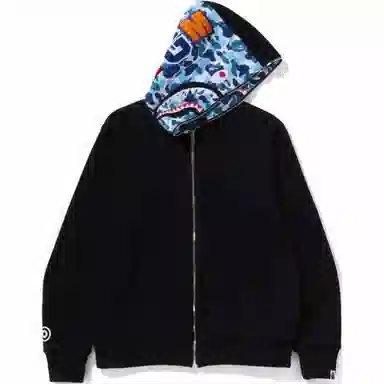 BAPE ABC Camo Shark Reversible Hoodie