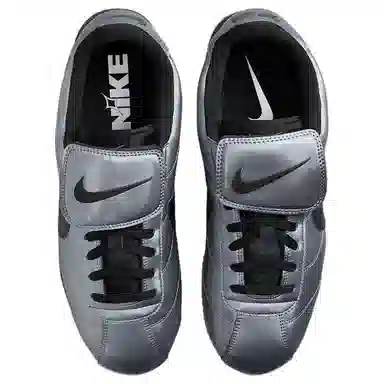 Nike Cortez LEATHER SE "Metallic Cool Grey Black"
