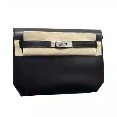 HERMES Kelly Depeches 25 Box 89 Noir