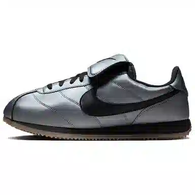 Nike Cortez LEATHER SE "Metallic Cool Grey Black"
