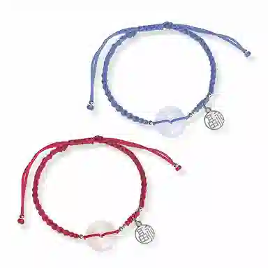 希遇 鸿运福扣 新品精致国潮风 学业事业考研上岸转运风 琉璃 手链 男女同款情侣款