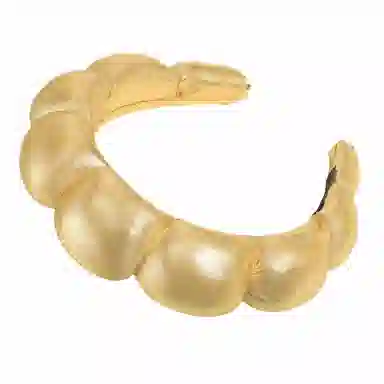 彤彤兔 云朵金色时尚百搭高颅顶 布料 发箍 女款