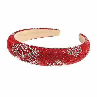 彤彤兔 欧美时尚简约个性高级感百搭高颅顶 水钻 发箍 女款