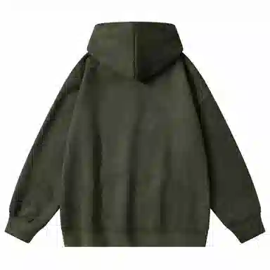 大卫贝肯 美式复古简约字母印花休闲宽松重磅百搭舒适连帽套头卫衣 男女同款