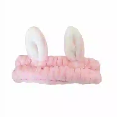 简应舒 洁面工具毛绒可爱发箍洗脸专用敷面膜用秋冬洗漱头套 法兰绒 发带 女款