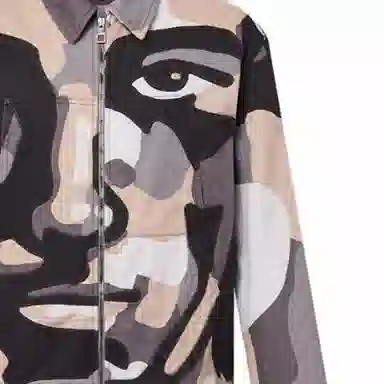 Louis Vuitton FW23 Geometric Portrait Denim Jacket