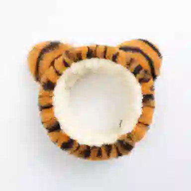 简应舒 猫耳朵洗脸化妆敷面膜专用 法兰绒 发带 女款