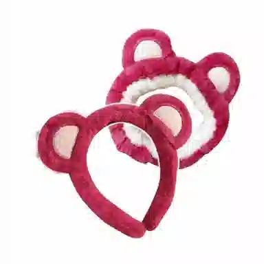 简应舒 束发洗脸洗漱敷面膜化妆可爱耳朵 聚酯纤维 发带 女款