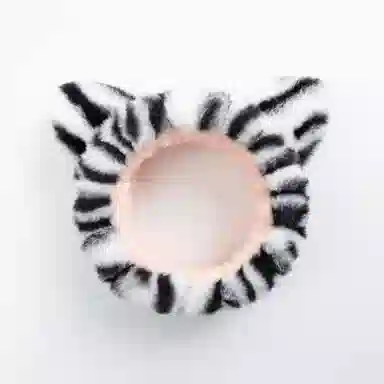 简应舒 猫耳朵洗脸化妆敷面膜专用 法兰绒 发带 女款