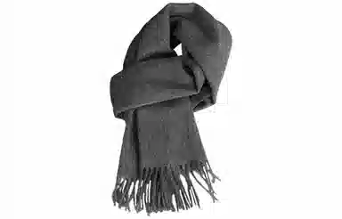 优幽兰 韩版百搭纯色高级感冬季加厚保暖高级感两用 时尚小众设计感流苏秋冬氛围感穿搭 绒线围巾 男女同款情侣款