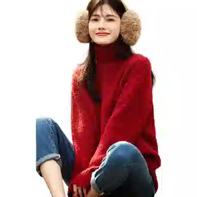 【dme】 高领简约舒适针织衫 女款