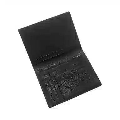 Coach Classic Logo Leather Card Case Small Black