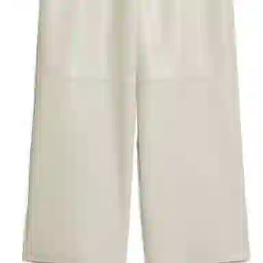 MaxMara Luciana Coated Fabric Trousers White