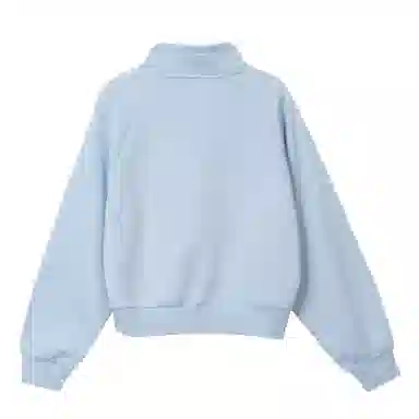 法文箱子 舒适休闲简约卫衣 女款 浅蓝