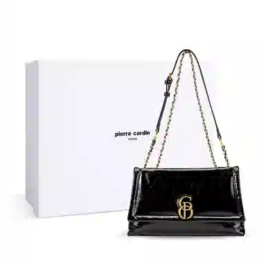 Pierre Cardin Vintage Waxed Leather Shoulder Bag