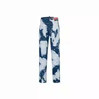 DSQUARED2 SS22 Bleached Paint Effect Jeans