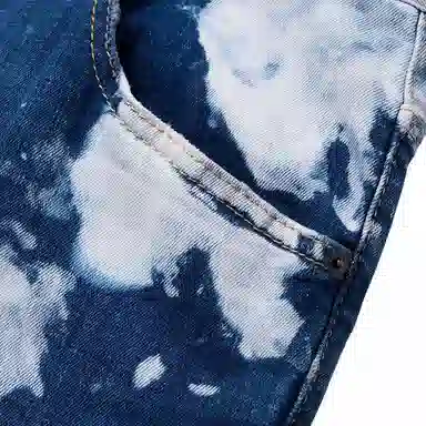 DSQUARED2 SS22 Bleached Paint Effect Jeans