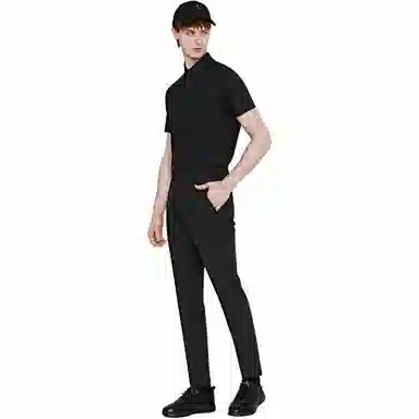 比音勒芬 商务通勤纯色休闲裤 男款