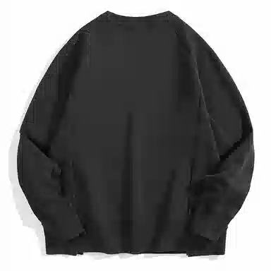 PEACEBIRD MEN Pocket Patch Crewneck Sweatshirt